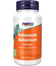 NOW Foods Yeast Free Selenium Veg Capsules 200mcg