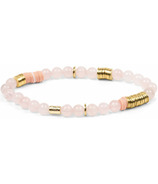 Scout Curated Wears Intermix Stone Stacking Bracelet Rose Quartz