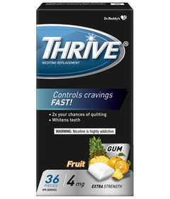 Thrive 4mg Nicotine Replacement Gum Fruit Explosion