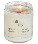 Oli & Ely Soy Candle Apricot + Spruce