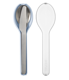 Mepal Ellipse Cutlery Set Nordic Blue