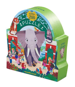 Crocodile Creek 48-Piece Day at the Zoo Puzzle