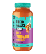 Naked & Saucy Organic Mild Vindaloo Simmer Sauce (Sauce mijotée de vindaloo doux)
