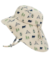 Jan & Jul Cotton Aventure Gro-With-Me Sun Hat Bear Camp