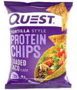 Taco chargé de croustilles de tortilla protéinées Quest Nutrition