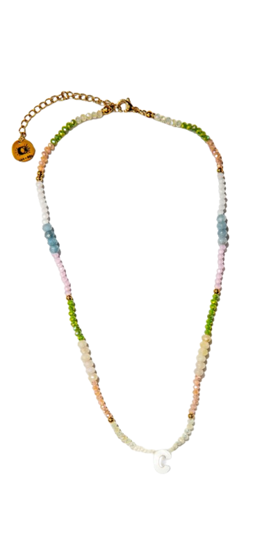 Achetez Lua + Sol Beaded Initial Collier Multicolore à Well.ca ...