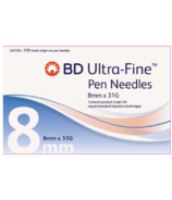 BD Stylos à insuline Ultra-Fine 8mm 31G