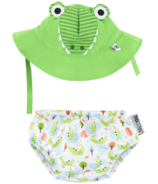 ZOOCCHINI Swim Diaper & Sun Hat Set Alligator