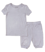 Silkberry Baby Short Sleeve Top & Shorts Pajama Set Shadow