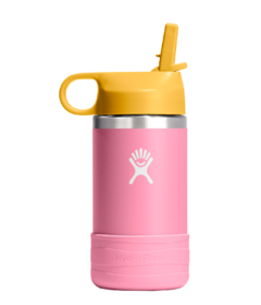 Hydro Flask Kids Wide Mouth Straw Cap and Boot Dahlia