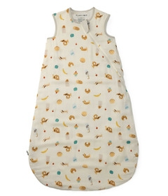 Loulou Lollipop Muslin Lightweight Sleep Bag French Breakfast 0.5 TOG