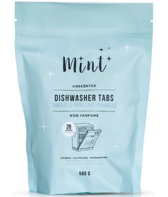 Mint Cleaning Dishwasher Tabs Unscented