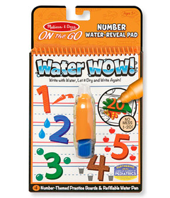 Melissa & Doug Water Wow! Water Reveal Activity Pad Numbers