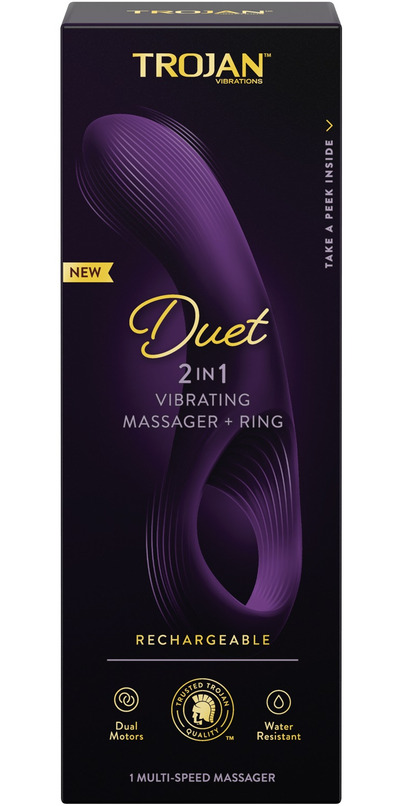 Buy Trojan Duet Massager 2-in-1 Dual Motors Multi-Speed Vibrator & Ring at  Well.ca