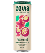 Zevia Organic Sweetened Hibiscus Tea Passion Fruit