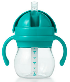 OXO Tot Transitions Straw Cup with Handles Teal