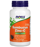 NOW Supplements Sambucus Elder Zinc-C Lozenges