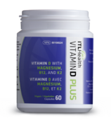 ITL Health Vitamin D Plus with Magnesium, Vitamin B12 and Vitamin K2