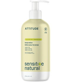 ATTITUDE Sensitive Natural Body Lotion Vanilla Cream