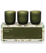 Illume Candle Trio Gift Set Balsam & Cedar