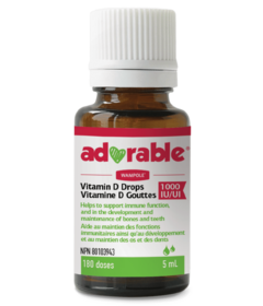 Wampole Adorable Vitamin D 1000IU Drops