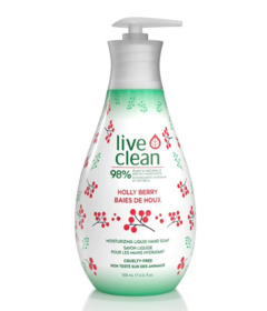 image of Live Clean Moisturizing Liquid Hand Soap Holly Berry with sku:105368