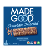 MadeGood Chocolate Drizzled Granola Bar Vanilla
