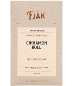 Fjak Milk Chocolate Bar Cinnamon Roll 45%