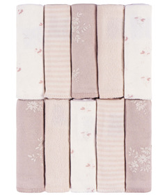 Just Born Washcloths Pack Pink