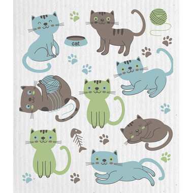 Wet-It Swedish Cloth Cats At Play Wet-It Swedish Cloth Cats At Play