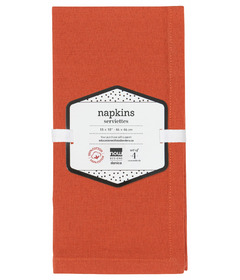 Now Designs Spectrum Cotton Napkins Set Rust