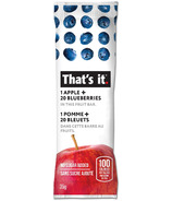 That's it. 1 Apple + 20 Blueberries Fruit Bar