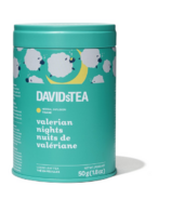 DAVIDsTEA Loose Leaf Tea Tin Valerian Night