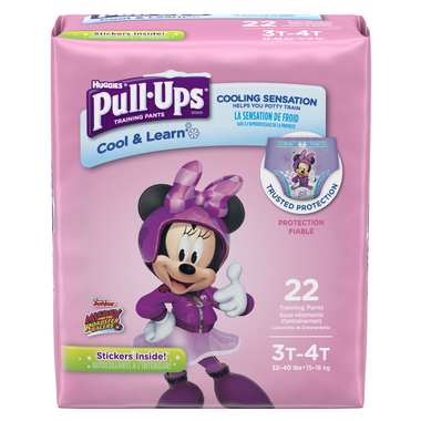 Pull Ups - Pull Ups, Learning Designs - Training Pants, Disney Junior Minnie,  3T-4T (32-40 lbs) (22 count), Shop