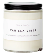 Wax + Fire Soy Candle Vanilla Vibes 