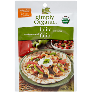 Simply Organic Fajita Seasoning Mix Simply Organic Fajita Seasoning Mix
