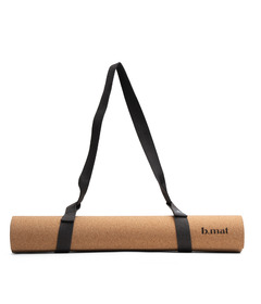 b, halfmoon Cotton Mat Strap Charcoal