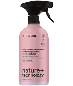 image of ATTITUDE Nature+ Shower & Tiles Cleaner Lemon & Rosewood with sku:332853