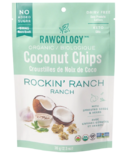 Rawcology Croustilles de noix de coco Ranch