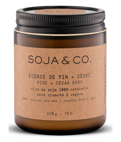 image of SOJA&CO. Soy Wax Candle Eucalyptus, Mint & Rosemary with sku:336702