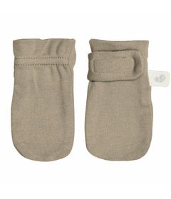 Perlimpinpin Bamboo Scratch Mittens Taupe