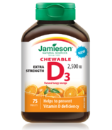 Jamieson vitamine D3 à mâcher extra forte