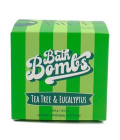 Happy Hippo Bath Co. Bath Bomb Cubes Tea Tree & Eucalyptus