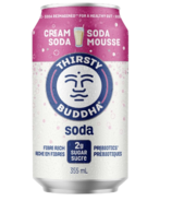 Thirsty Buddha Soda prébiotique à faible teneur en sucre Soda à la crème