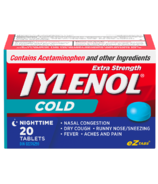 Tylenol Cold Extra Strength Nighttime eZ Tabs
