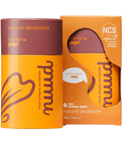 Nuud Microsilver Deodorant Stick Orange & Ginger