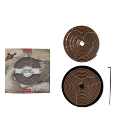 Creative Co-Op Geranium Clove & Cedar Outdoor Hanging Incense Coils