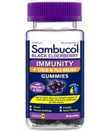 Immunité de sureau noir Sambucol + Gélifiés de soulagement du rhume et de la grippe
