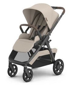 UPPAbaby Kona Ada Sandstone Melange Carbon Frame Chestnut Leather
