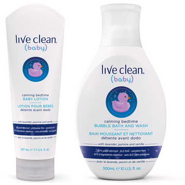 Live Clean Baby Calming Bedtime Bundle Live Clean Baby Calming Bedtime Bundle